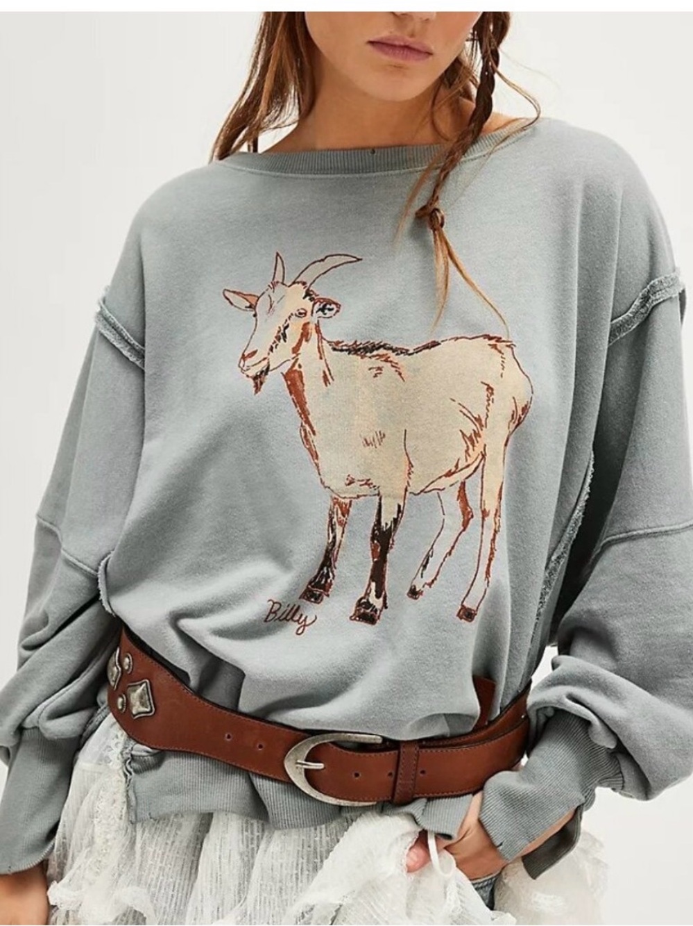 Free People We The Free RARE Goat Camden Size Large